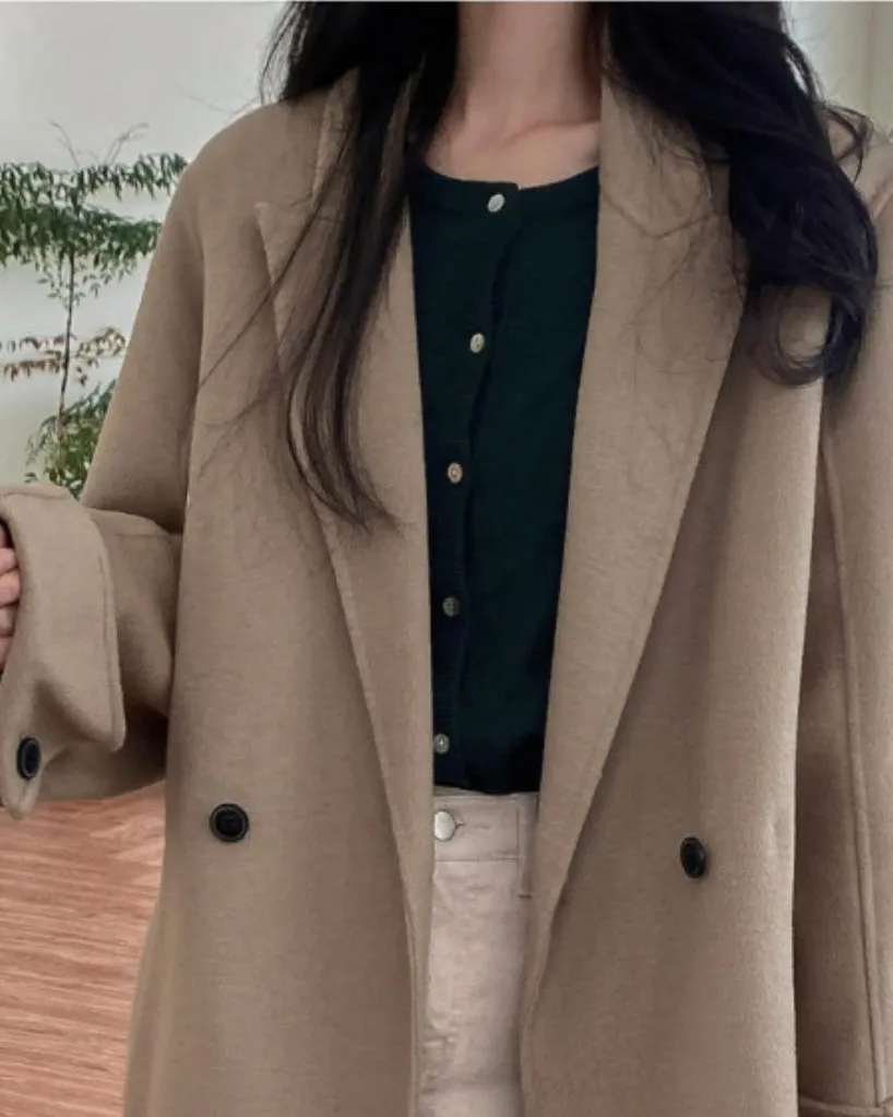 Jennie Handmade Wool Coat - 90% Wool