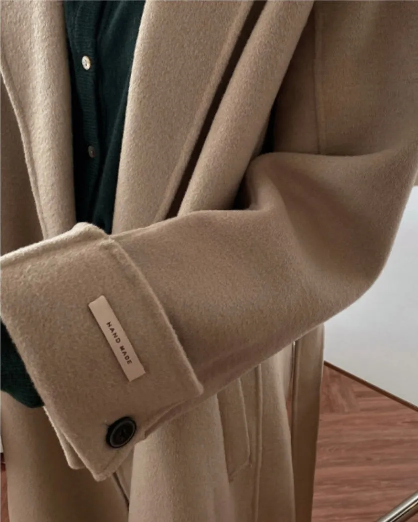 Jennie Handmade Wool Coat - 90% Wool