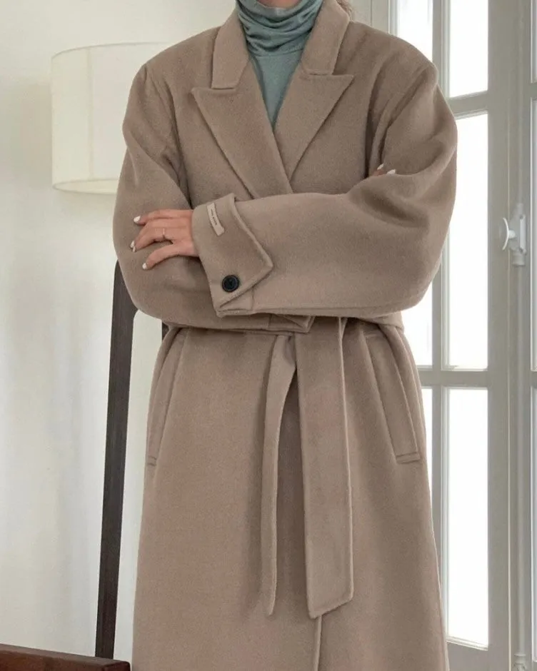 Jennie Handmade Wool Coat - 90% Wool