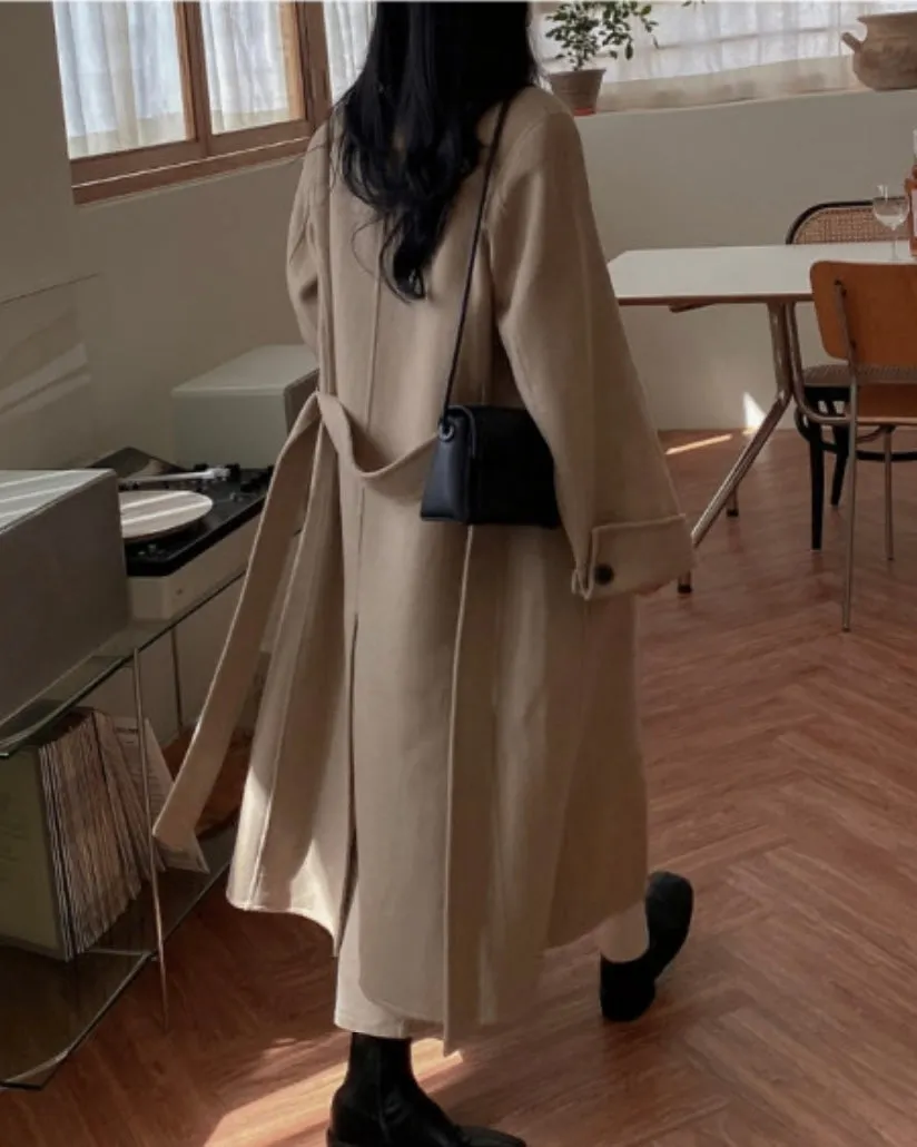 Jennie Handmade Wool Coat - 90% Wool