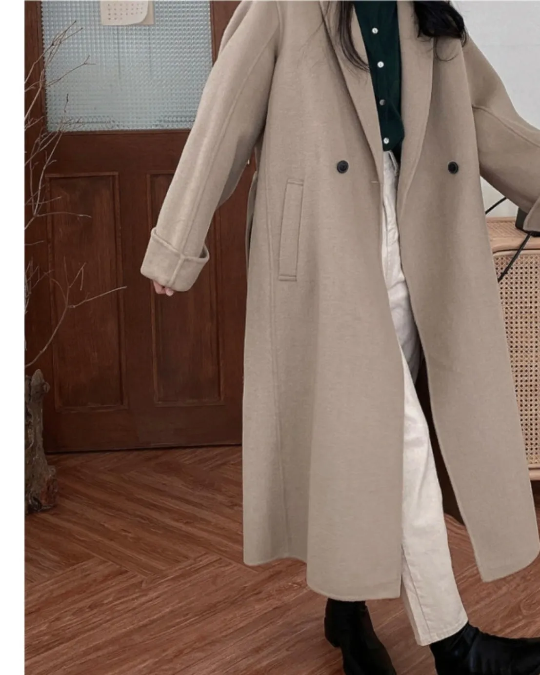 Jennie Handmade Wool Coat - 90% Wool