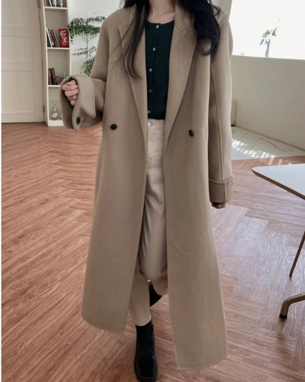 Jennie Handmade Wool Coat - 90% Wool
