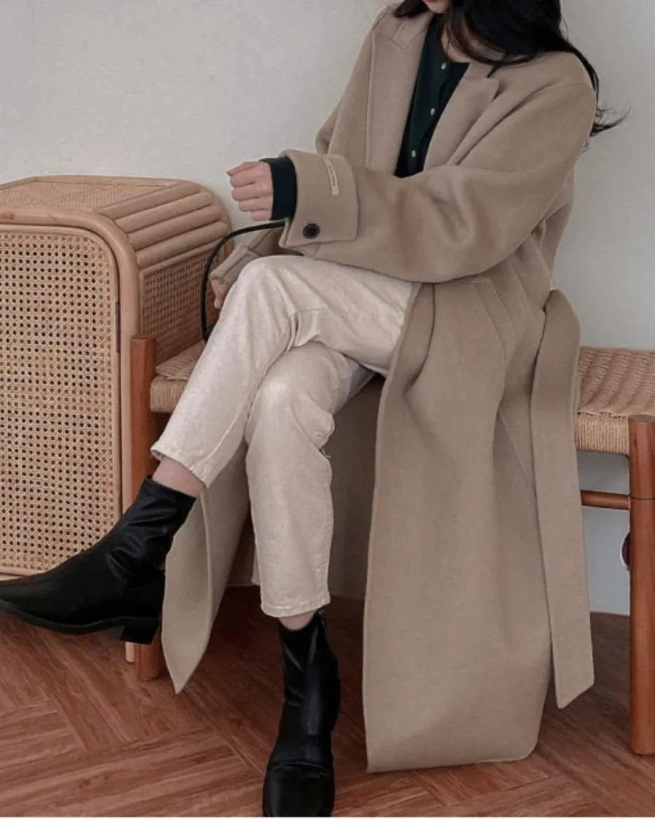 Jennie Handmade Wool Coat - 90% Wool