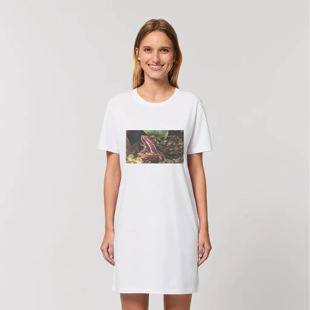 Red Frog Organic T-Shirt Dress